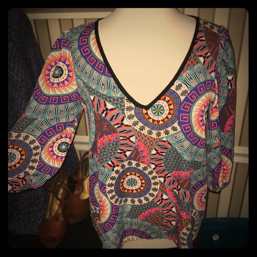 Hi-Low blouse